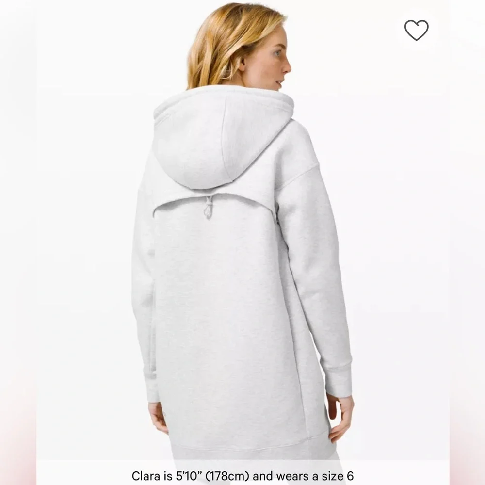 Lululemon In orbit Jacket. Grey. Size 8. - Picture 3 of 11